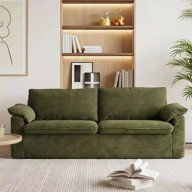 Dyonery 86 Cloud Loveseat Sofa, seduta profonda e ampi braccioli con cuscini, telaio robusto, design ergonomico e traspirante