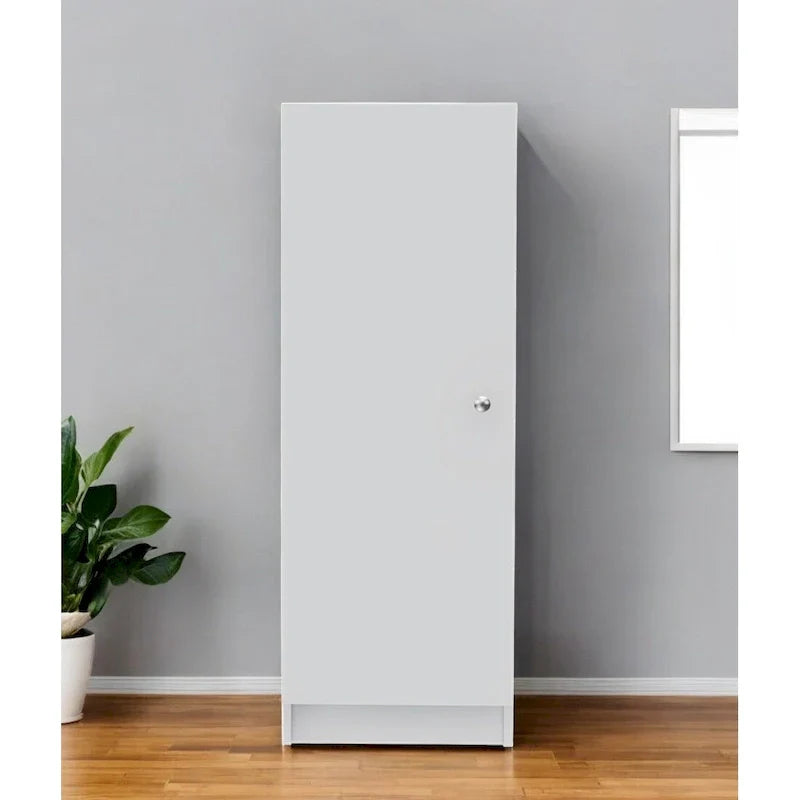 HomeRoots Dispensa O Armadio Da Incasso Bianco Legno 47 - 16.9' X '47.4' X '12.3