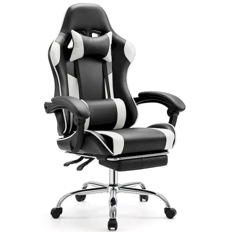 Sedia da scrivania girevole in pelle PU per gaming