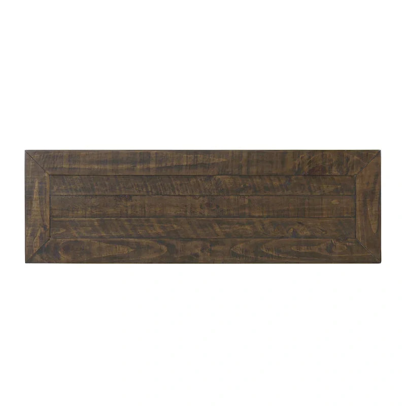 The Gray Barn Downington Consolle da Divano in Legno Massello a 2 Cassetti