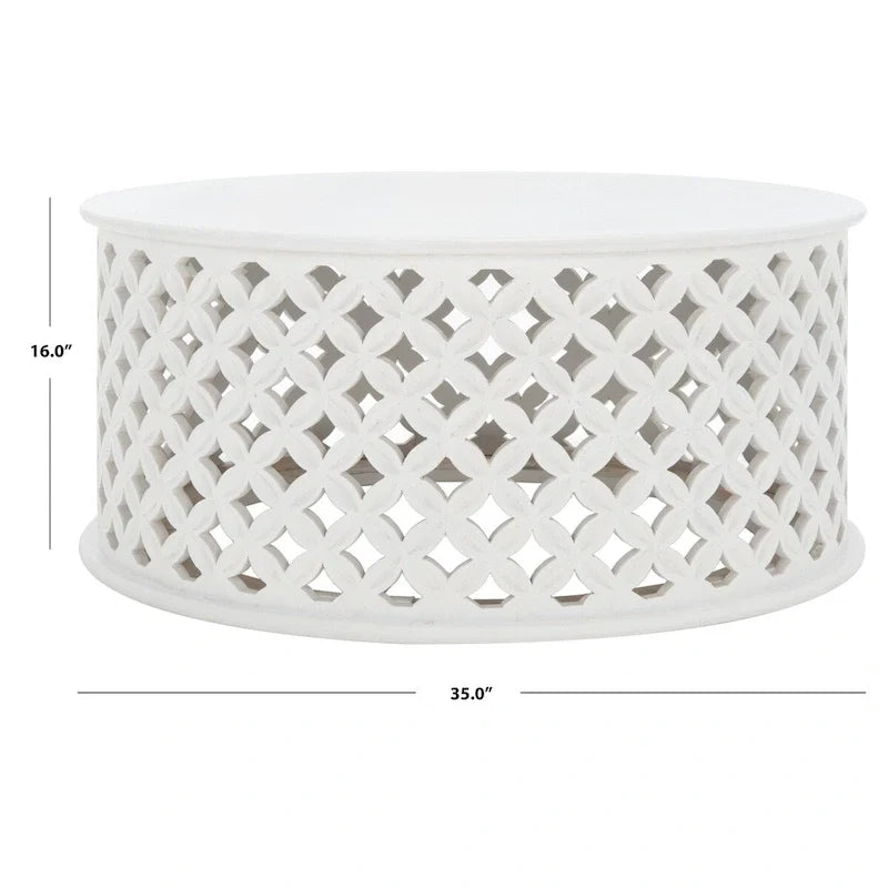 Tavolino rotondo Antkea SAFAVIEH - 35 L x 35 P x 16 A - 35Px35Lx16A