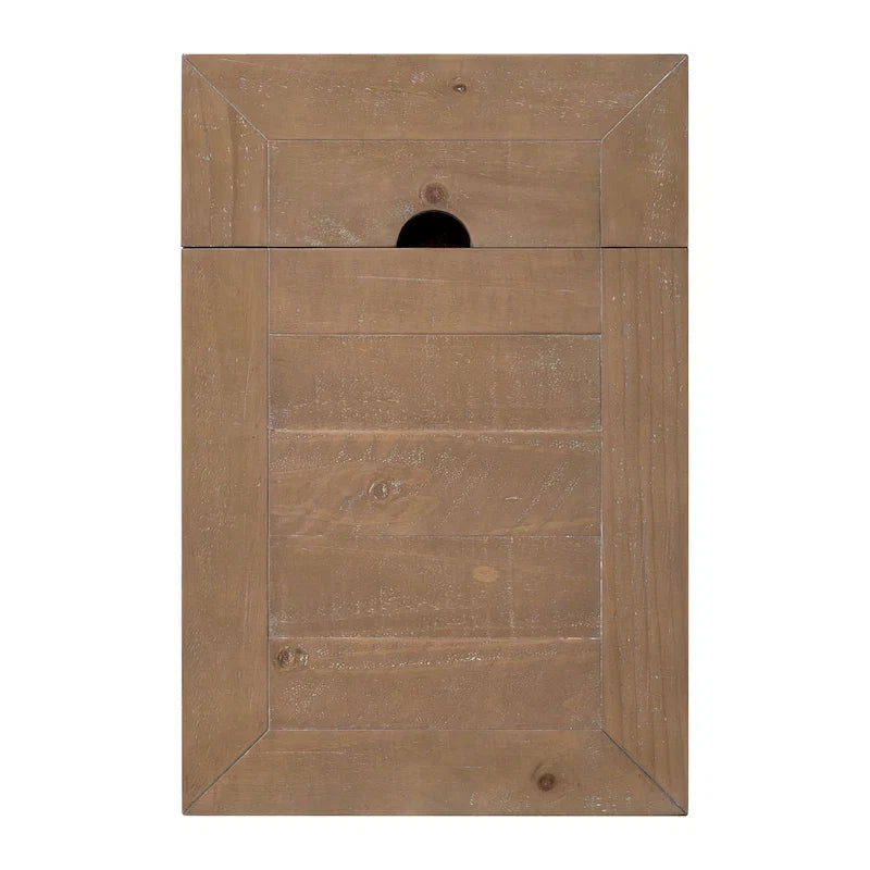 Tavolino da divano/poltrona Monterey in legno massiccio con prese di corrente nascoste