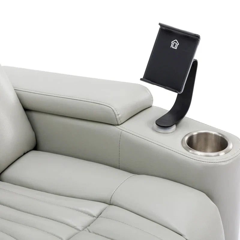 Poltrona reclinabile girevole a 270° multifunzione per home theater