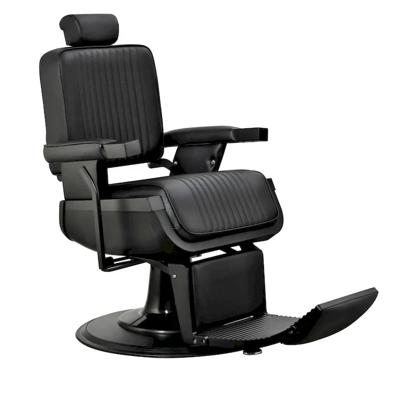 Poltrona da barbiere JAXSON Heavy Duty Reclining Hydraulic Barbershop Chair, telaio nero