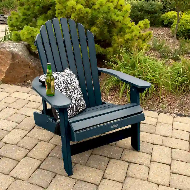 Sedia Adirondack Pieghevole e Reclinabile King-Size HIGHWOOD