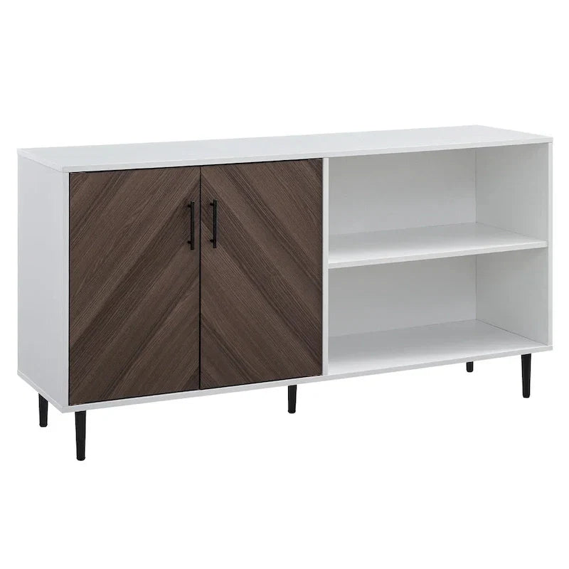 Mobile TV Middlebrook Cassandra da 58 pollici con motivo bookmatch