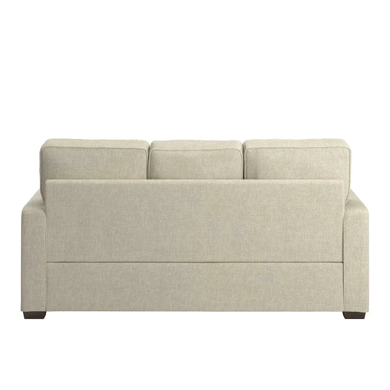 Divano Roros con braccioli quadrati e rivestimento in tessuto di iNSPIRE Q Classic
