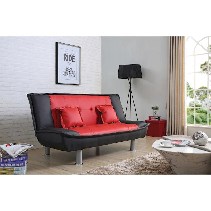 Divano Letto in Similpelle Lionel