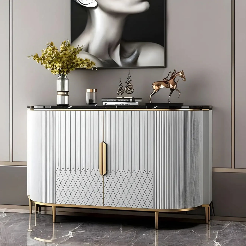 Madia Glam Marble in Grigio con Contenitore