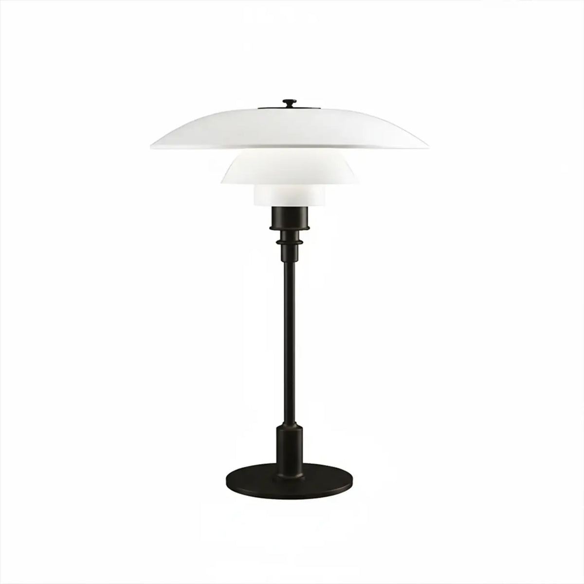 Lampe de table à LED à niveaux post-moderne HomeyFad avec alimentation intégrée