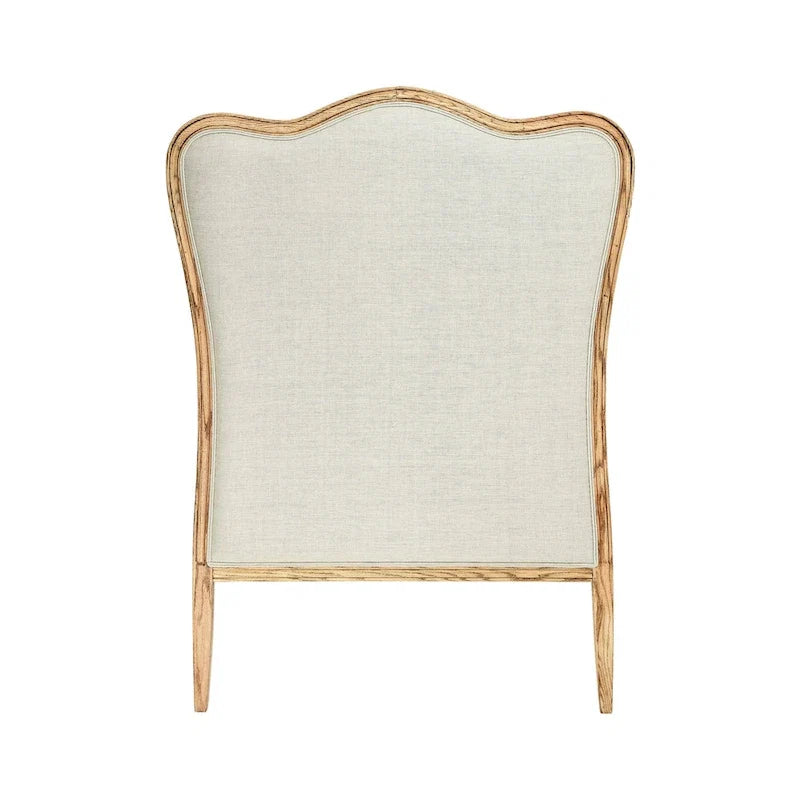 Testiera in rovere e lino