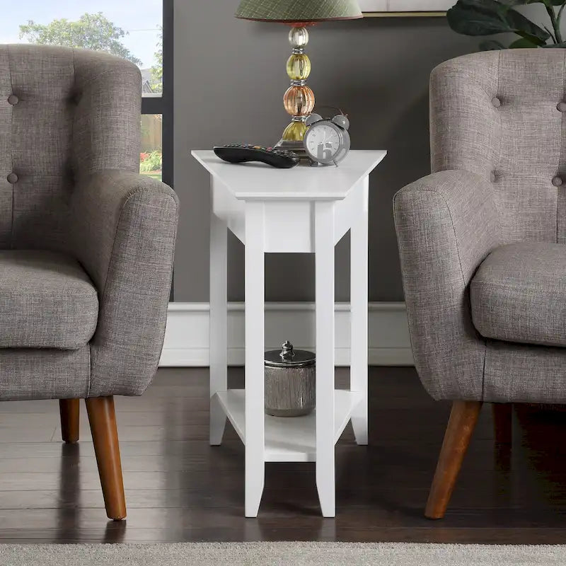 Convenience Concepts Tavolino a cuneo American Heritage con ripiano