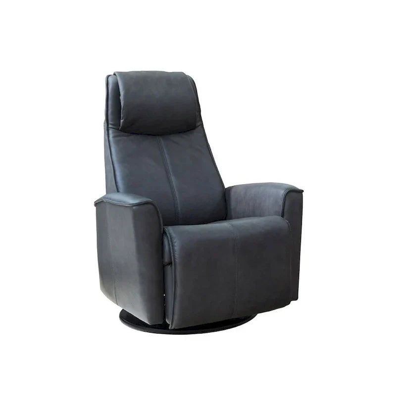 Poltrona reclinabile girevole Fjords Urban Leather