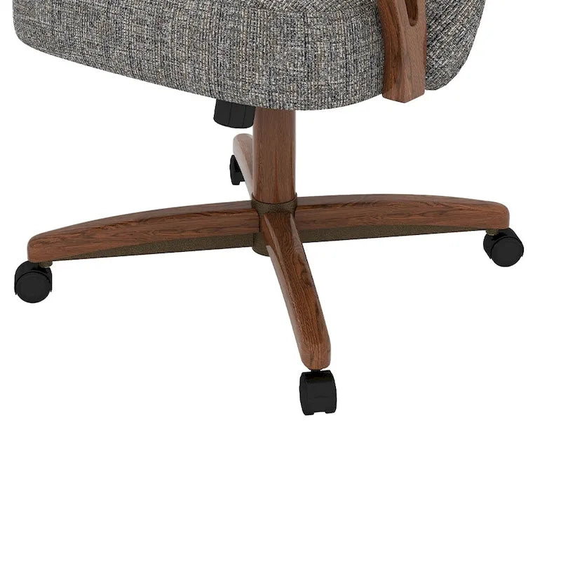 Sedia da Pranzo Caster Finitura Noce