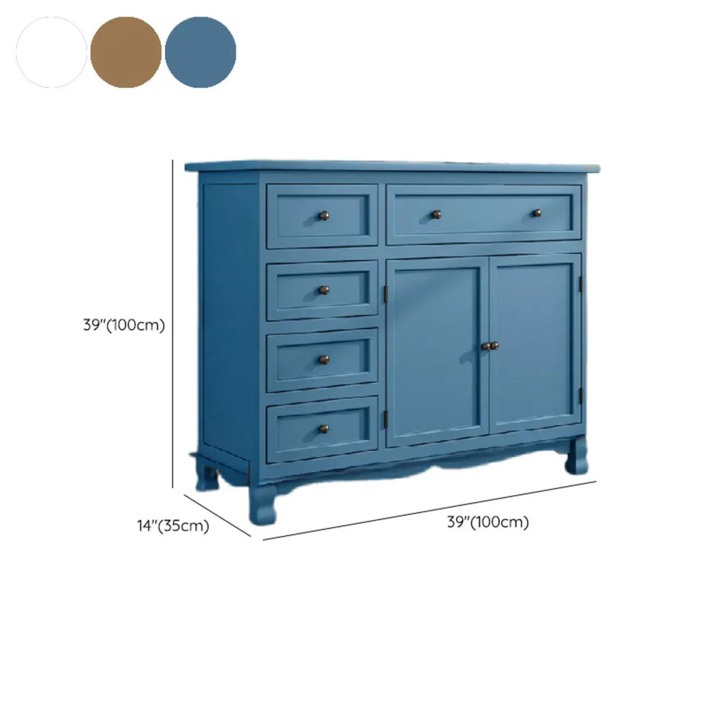 Mobiletto rustico in legno marrone per soggiorno