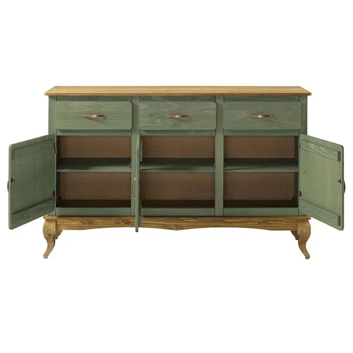 Credenza in legno verde