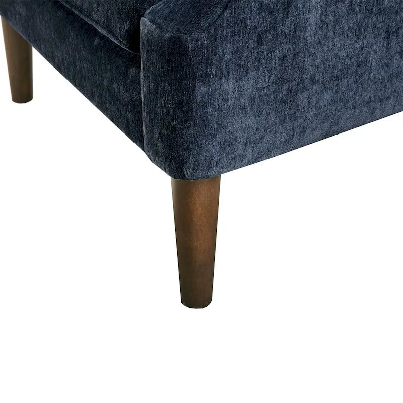 Poltrona moderna accent con bottoni capitonné