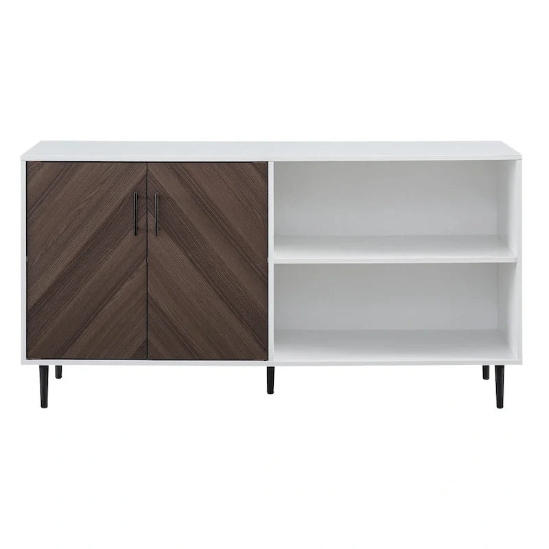 Mobile TV Middlebrook Cassandra da 58 pollici con motivo bookmatch