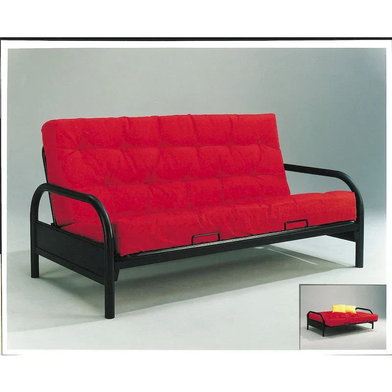 Alfonso Telaio Regolabile per Futon, Metallo Nero