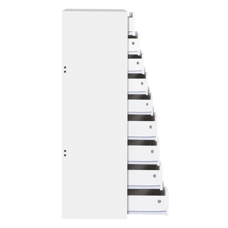 Schedari per ufficio Classificatori in legno Cassettiere orizzontali Classificatori in legno Contenitori su rotelle Contenitori mobili