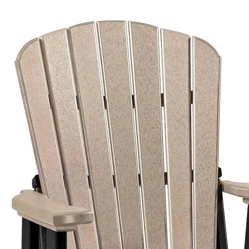 Ventilatore da ufficio e domestico modello OS con base girevole Weatherwood e base nera