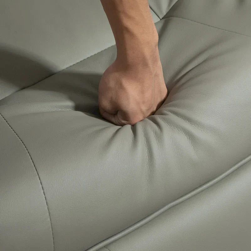 Fauteuil inclinable manuel pivotant en similicuir HomCom avec repose-pieds confortable et relaxant
