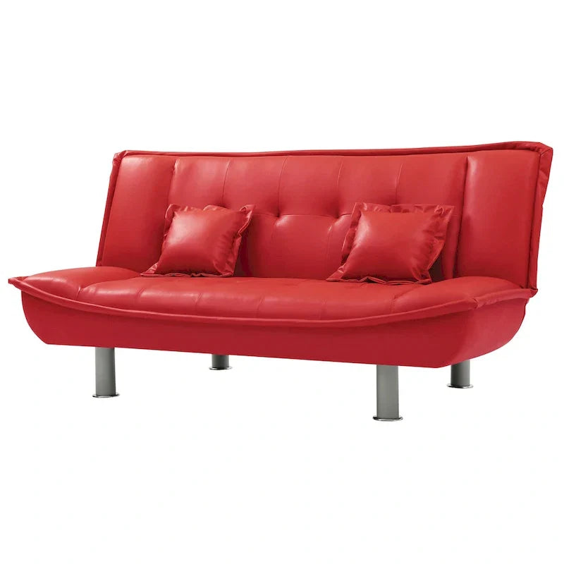 Divano Letto in Similpelle Lionel