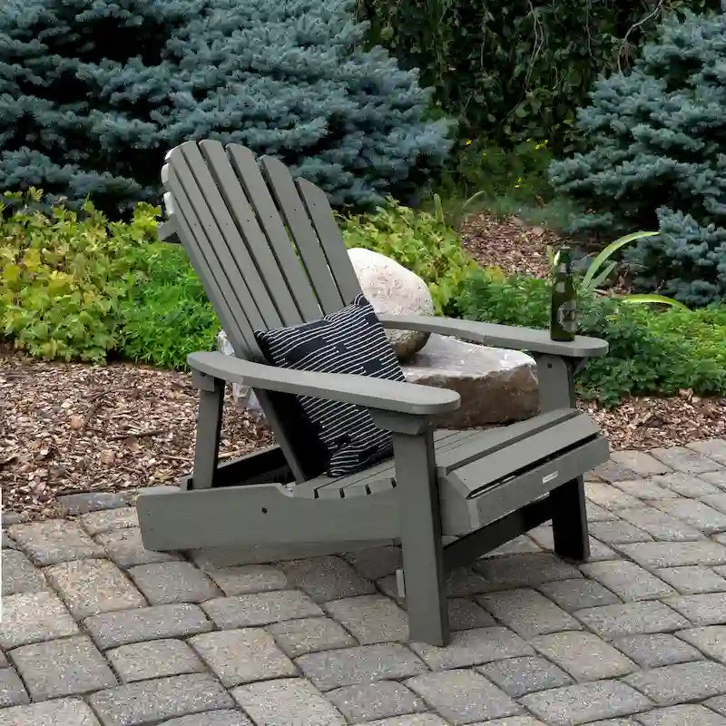 Sedia Adirondack Pieghevole e Reclinabile King-Size HIGHWOOD
