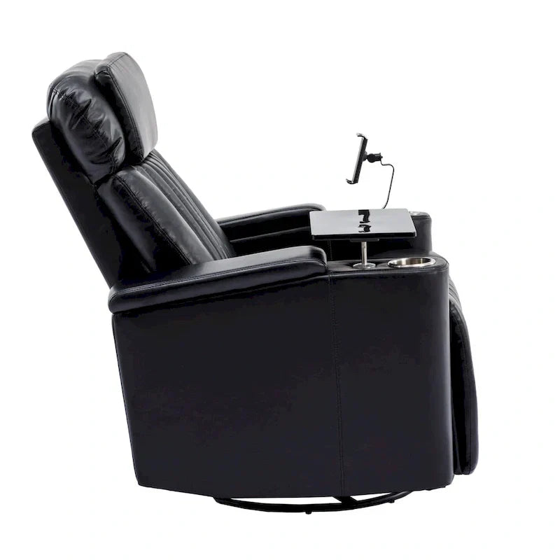 Poltrona reclinabile girevole a 270° multifunzione per home theater