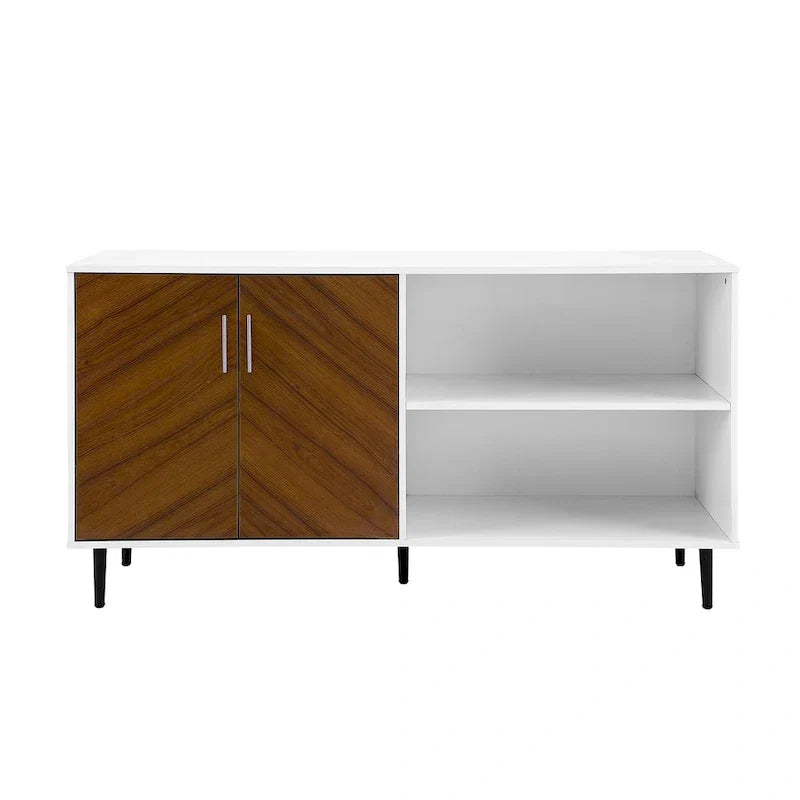Mobile TV Middlebrook Cassandra da 58 pollici con motivo bookmatch