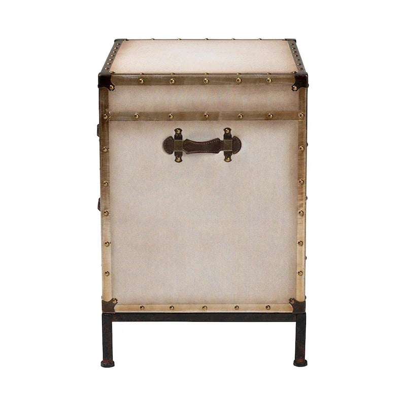 Baule Tavolino in Tela Laura Vintage