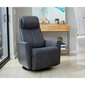 Poltrona reclinabile girevole Fjords Urban Leather